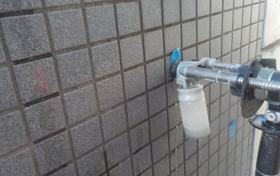タイル補修工事